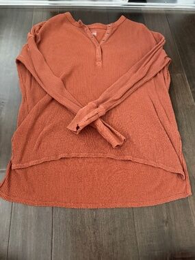 Aerie by Offline Ribbed Oversized Henley